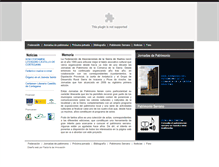 Tablet Screenshot of federacionsierra.es